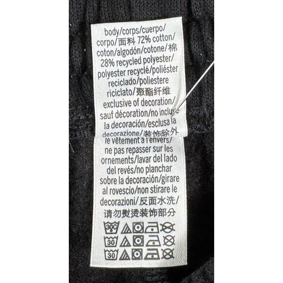 Pink Victoria's Secret Fleece Classic Shorts Womens Large‎ Black Sweat shorts - Picture 5 of 6